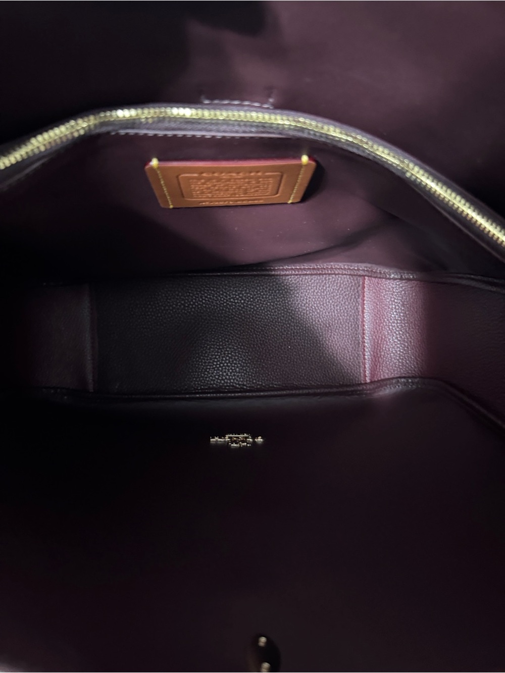 2025 Coach Hadley Hobo shoulder bag in Merlot NWOT - Picture 6 of 14